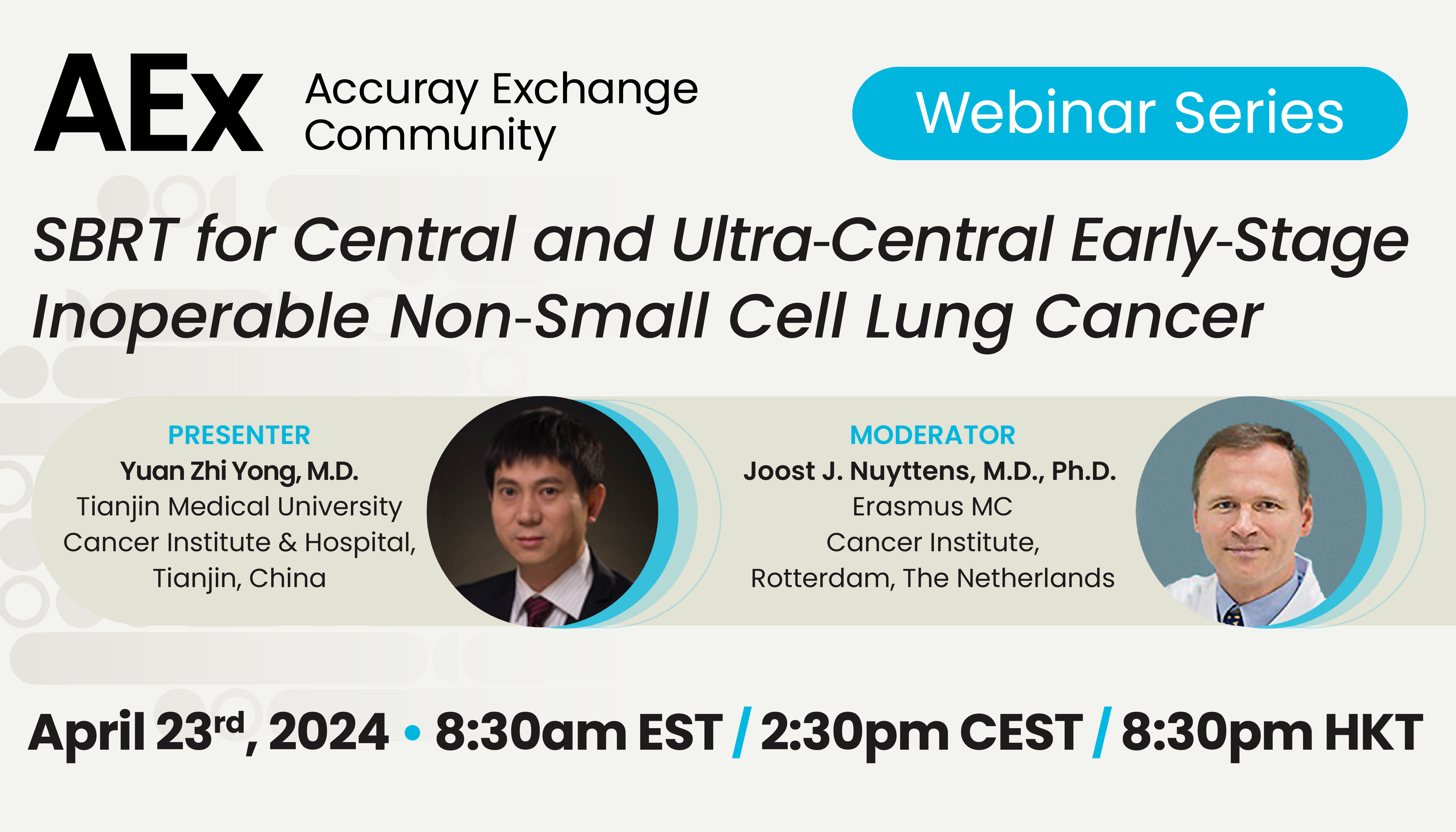 Sbrt For Central And Ultra‐central Early‐stage Inoperable Non‐small Cell Lung Cancer Accuray 0949